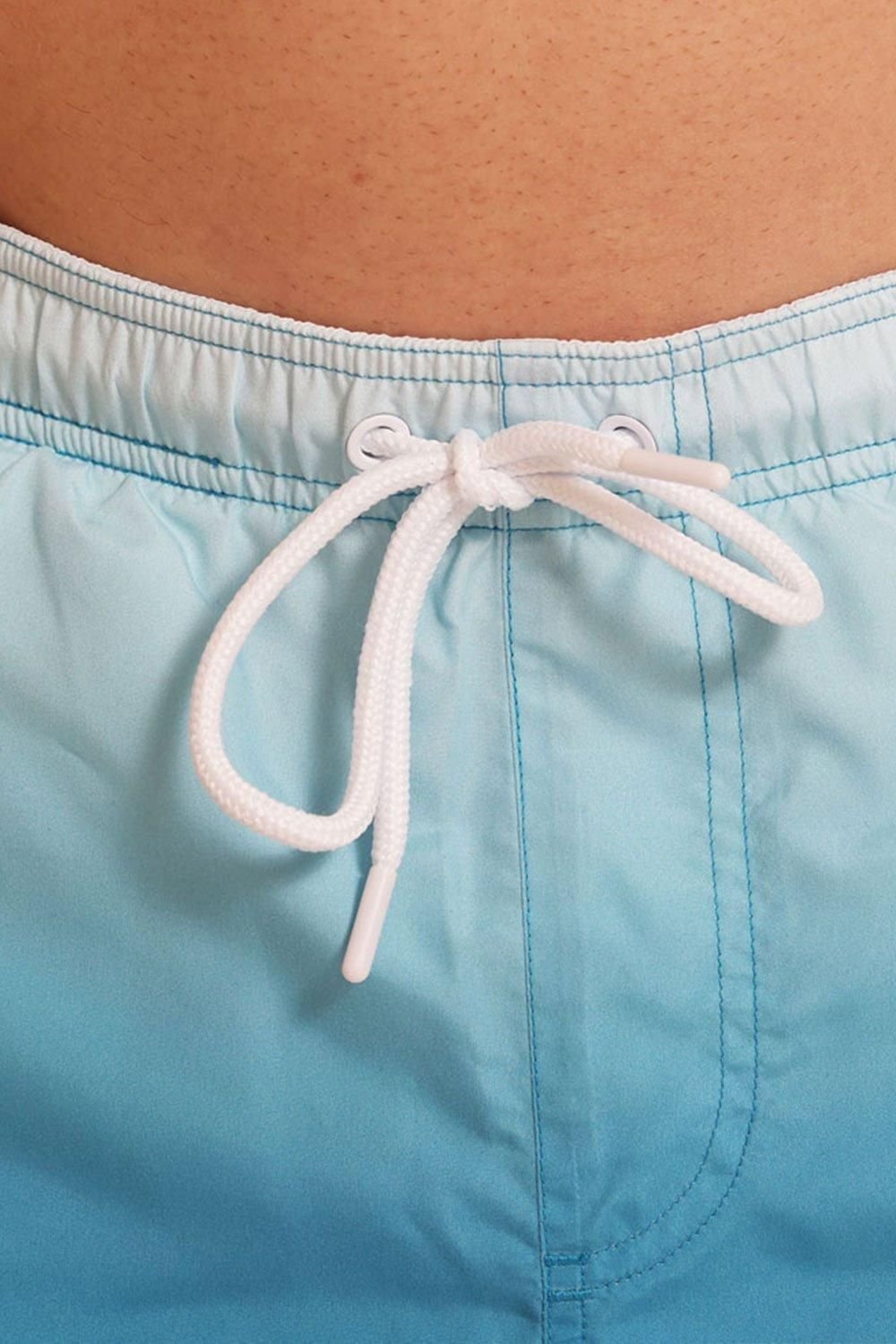 RIPT Essentials RIPT Essentials Men's Dip Dye Swim Shorts in Blue - 4