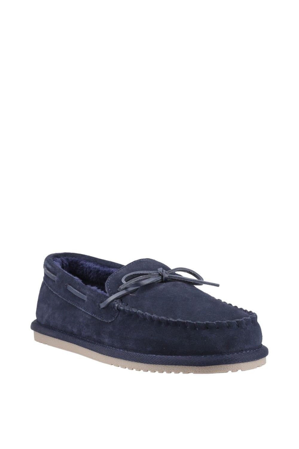 Hush Puppies Hush Puppies Men's Navy Suede Slipper
