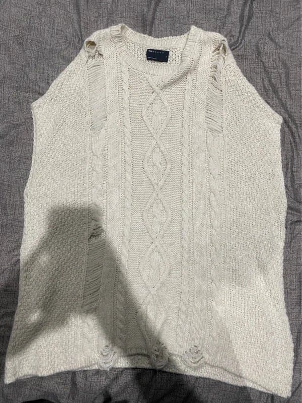 ASOS Design Cable Knit Oversized Tank