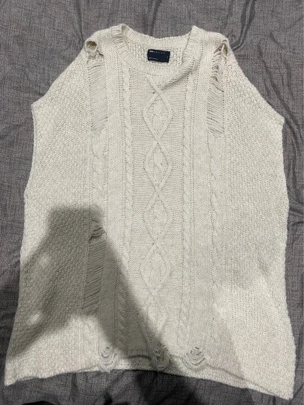 ASOS Design Cable Knit Oversized Tank - 1