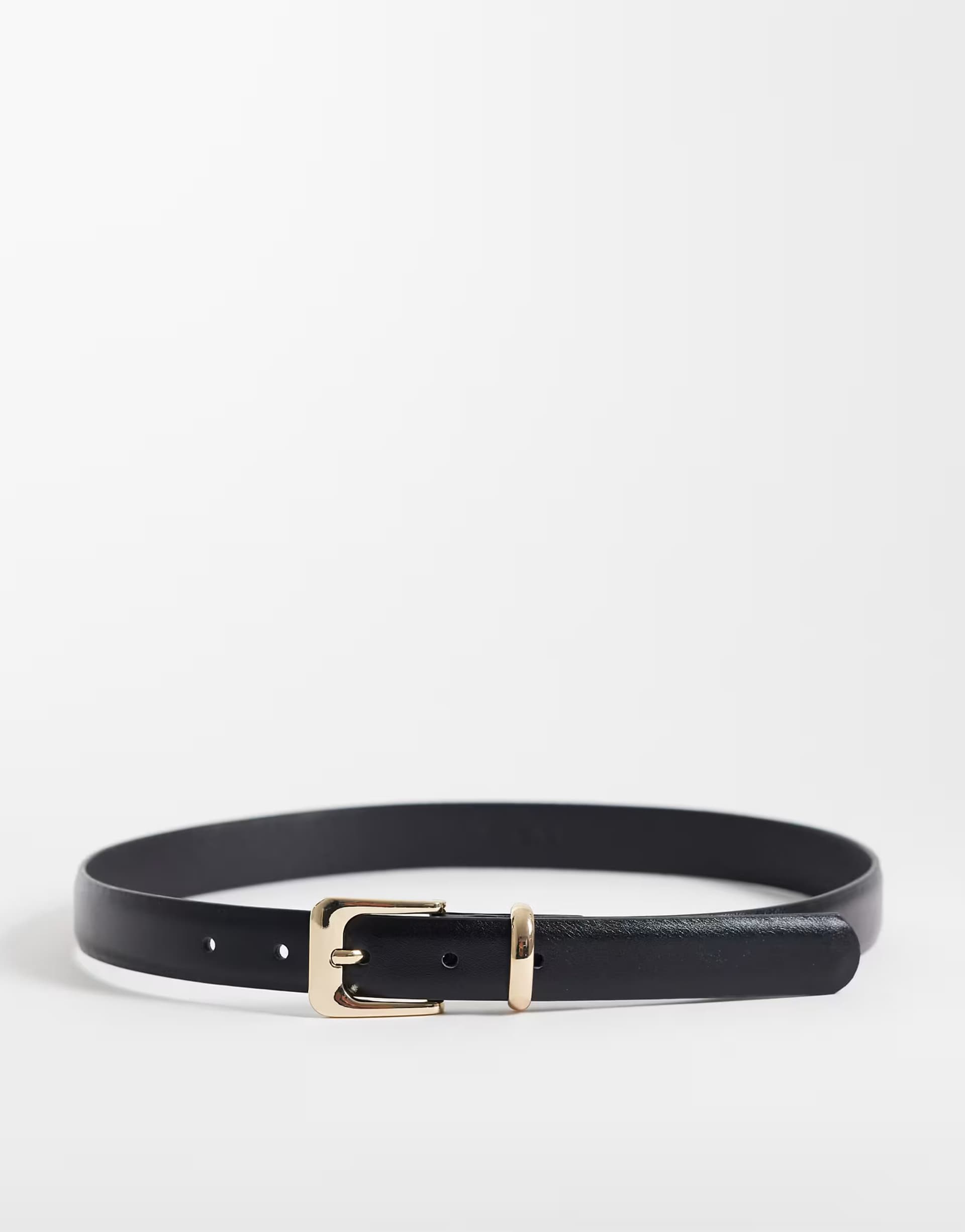 ASOS ASOS Black Faux Leather Classic Belt