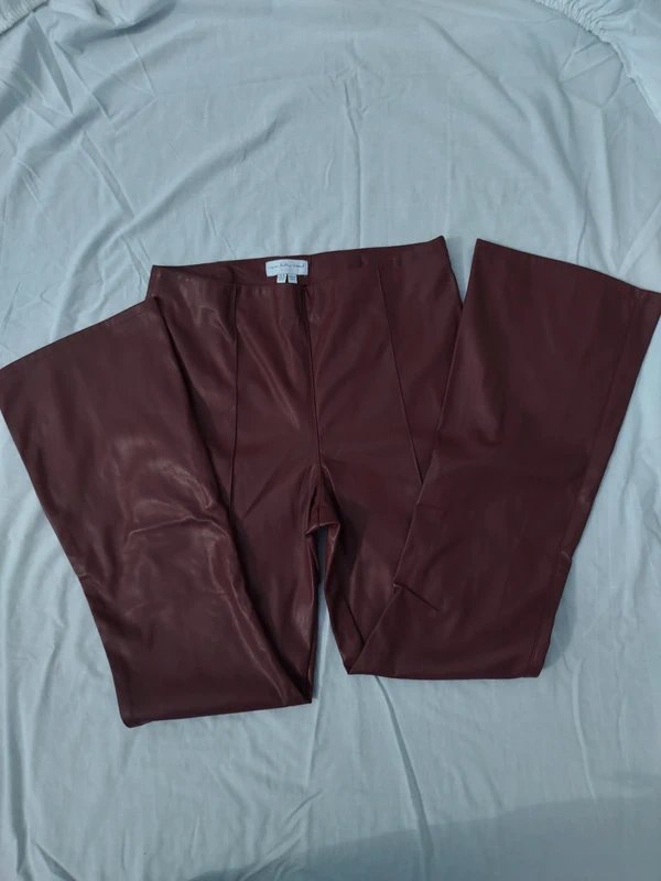 Never Fully Dressed Leather Look Trousers From Never Fully Dressed - 1
