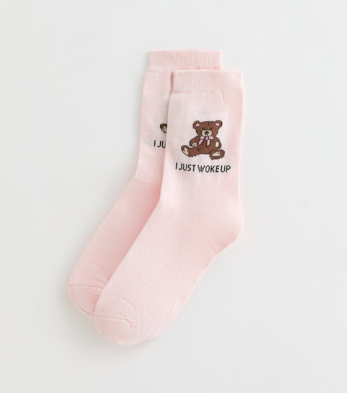 New Look New Look Light Pink Teddy Socks