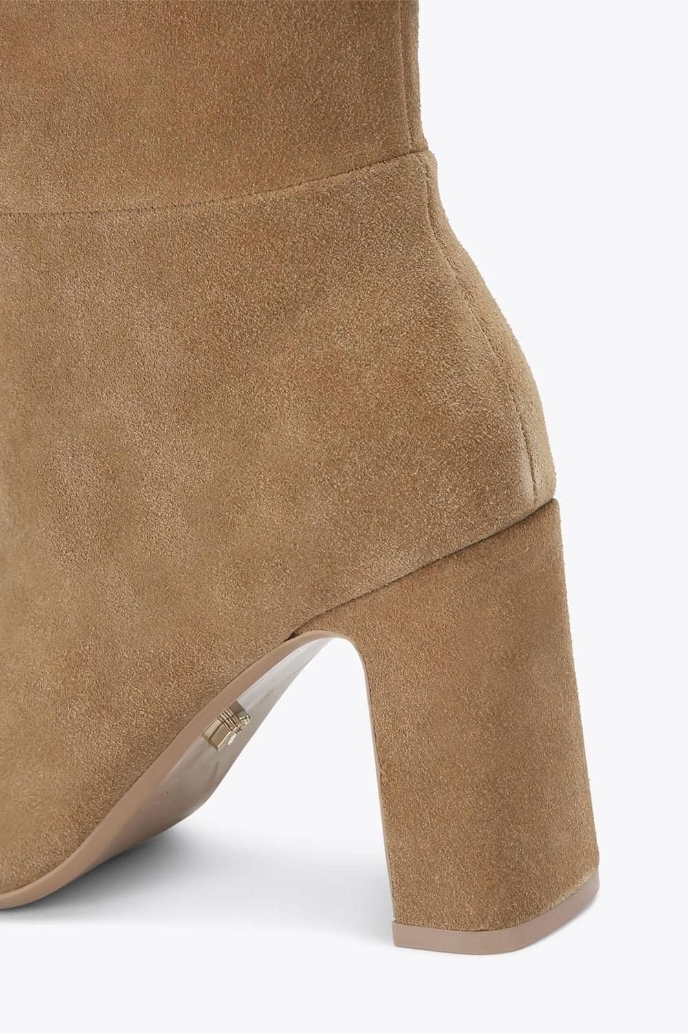 Carvela Carvela Women's 'Jackpot Knee' Suede Boots in Taupe - 4