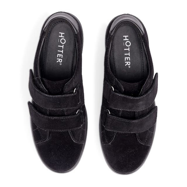 Hotter Hotter Women's Extra Wide 'Wave' Trainers in Black - 3