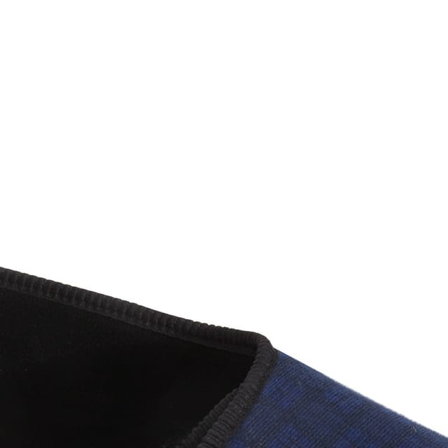Comfylux Comfylux Men's Paul Check Slippers in Navy - 2