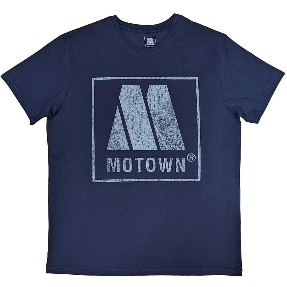 Motown Motown Men's Vintage Logo T-Shirt in Blue
