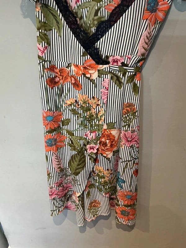 Never Fully Dressed Floral Wrap-Over Dress - Multi