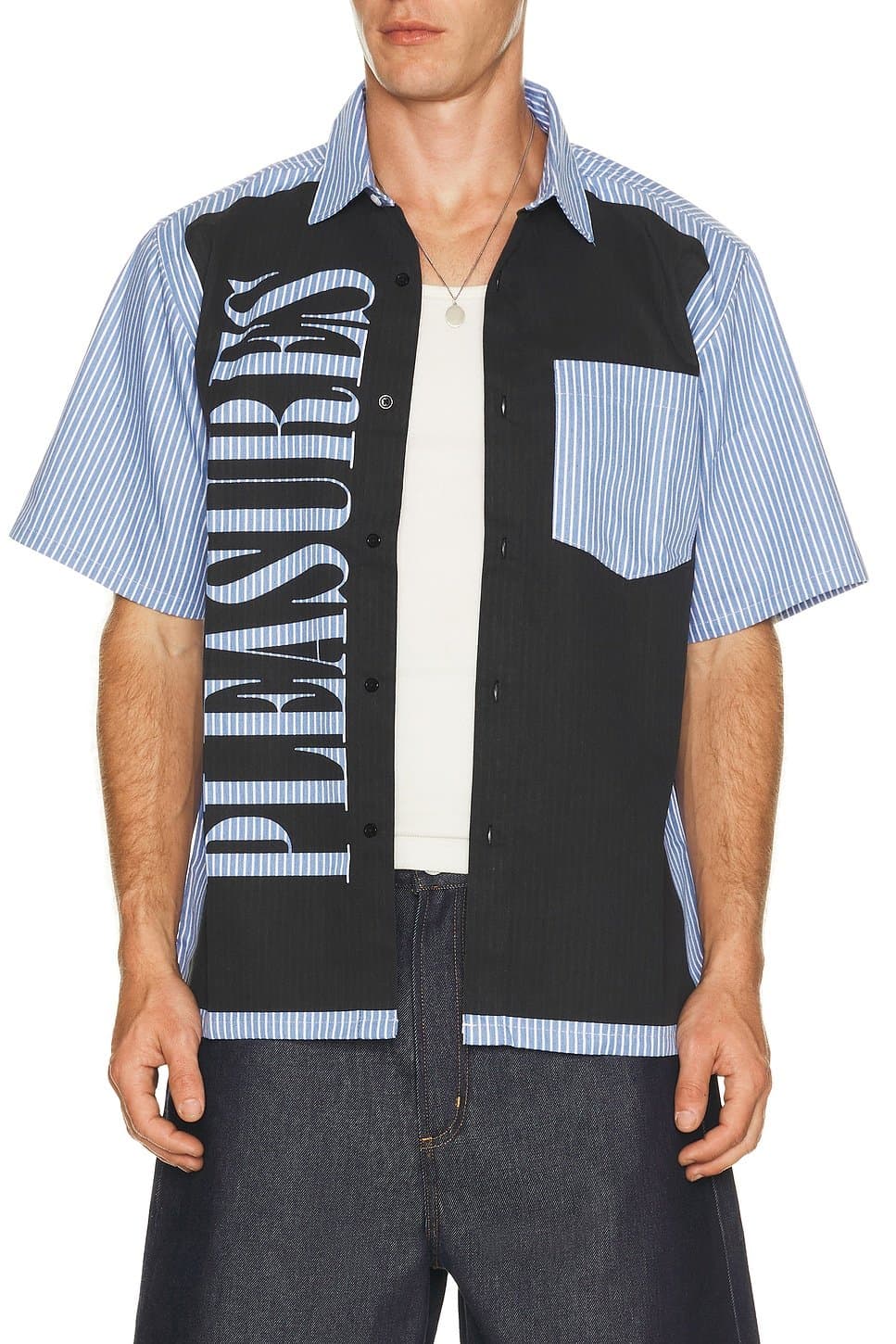 revolve Onyx Button Up Shirt