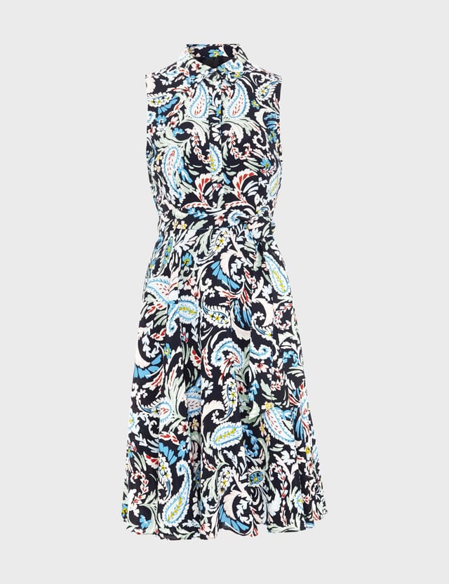 Hobbs London Hobbs London Women's Belinda Fit & Flare Knee-Length Dress in Black - 2