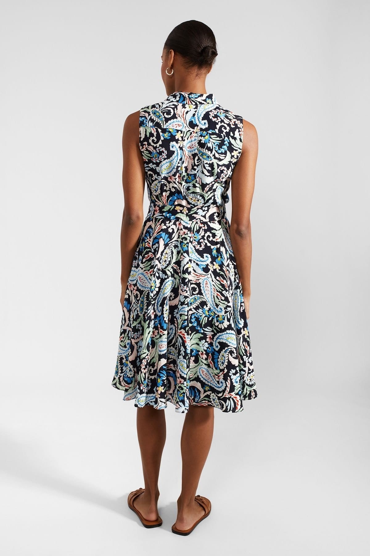 Hobbs London Hobbs London Women's Belinda Fit & Flare Knee-Length Dress in Black - 4