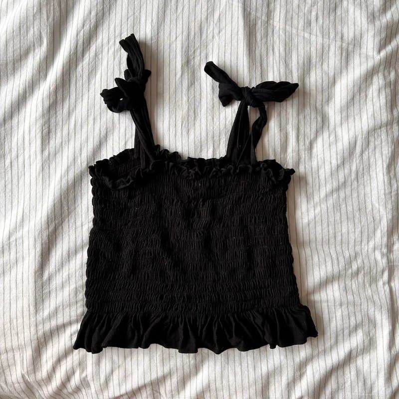 ASOS black cami top