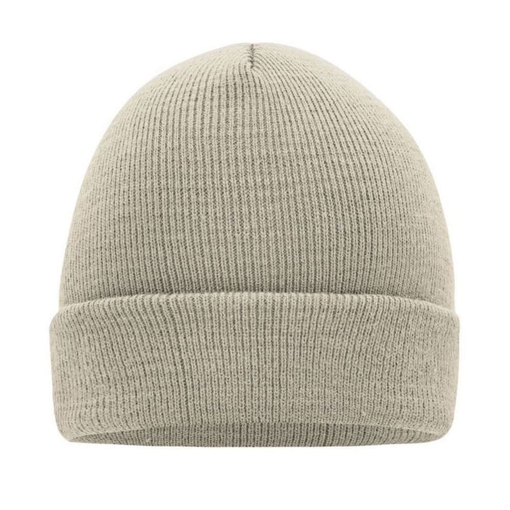 Myrtle Beach Myrtle Beach Men's Knitted Beanie in Light Sand