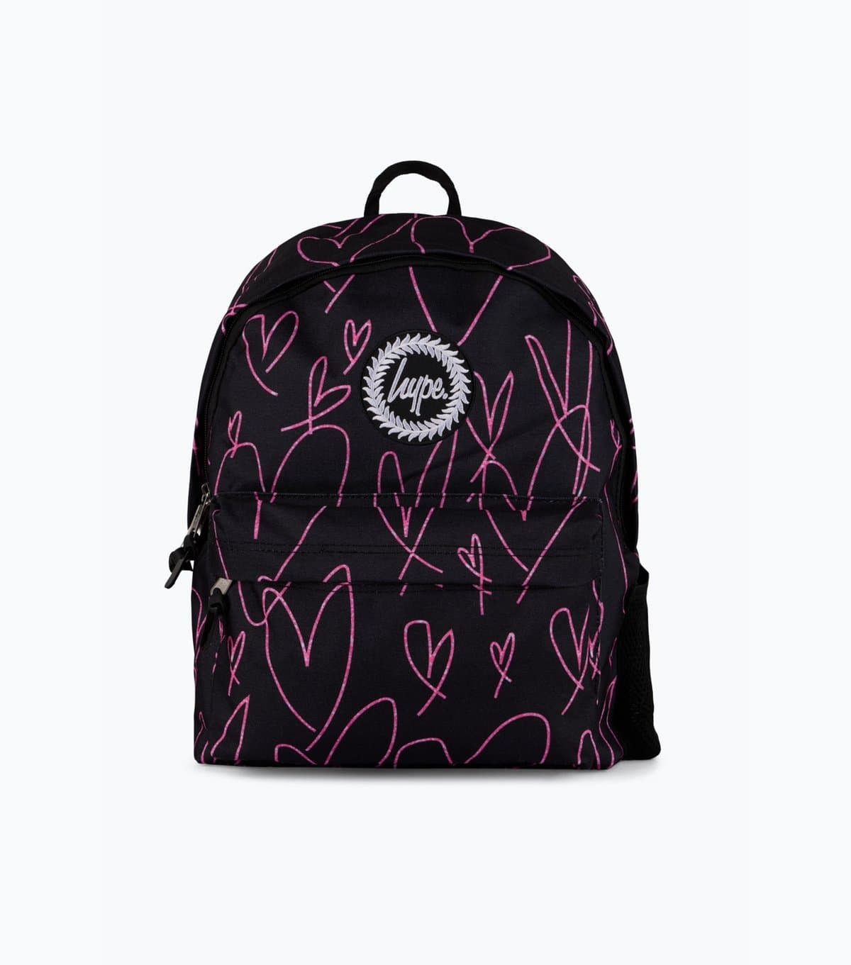 Hype HYPE Black Glitter Heart Print Backpack