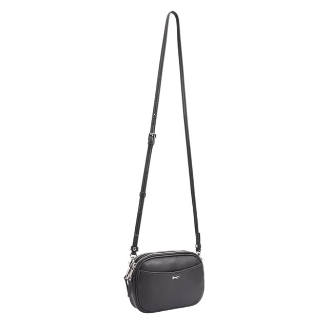 Paul Costelloe Paul Costelloe Women's Baldo Leather Crossbody Bag in Black - 3