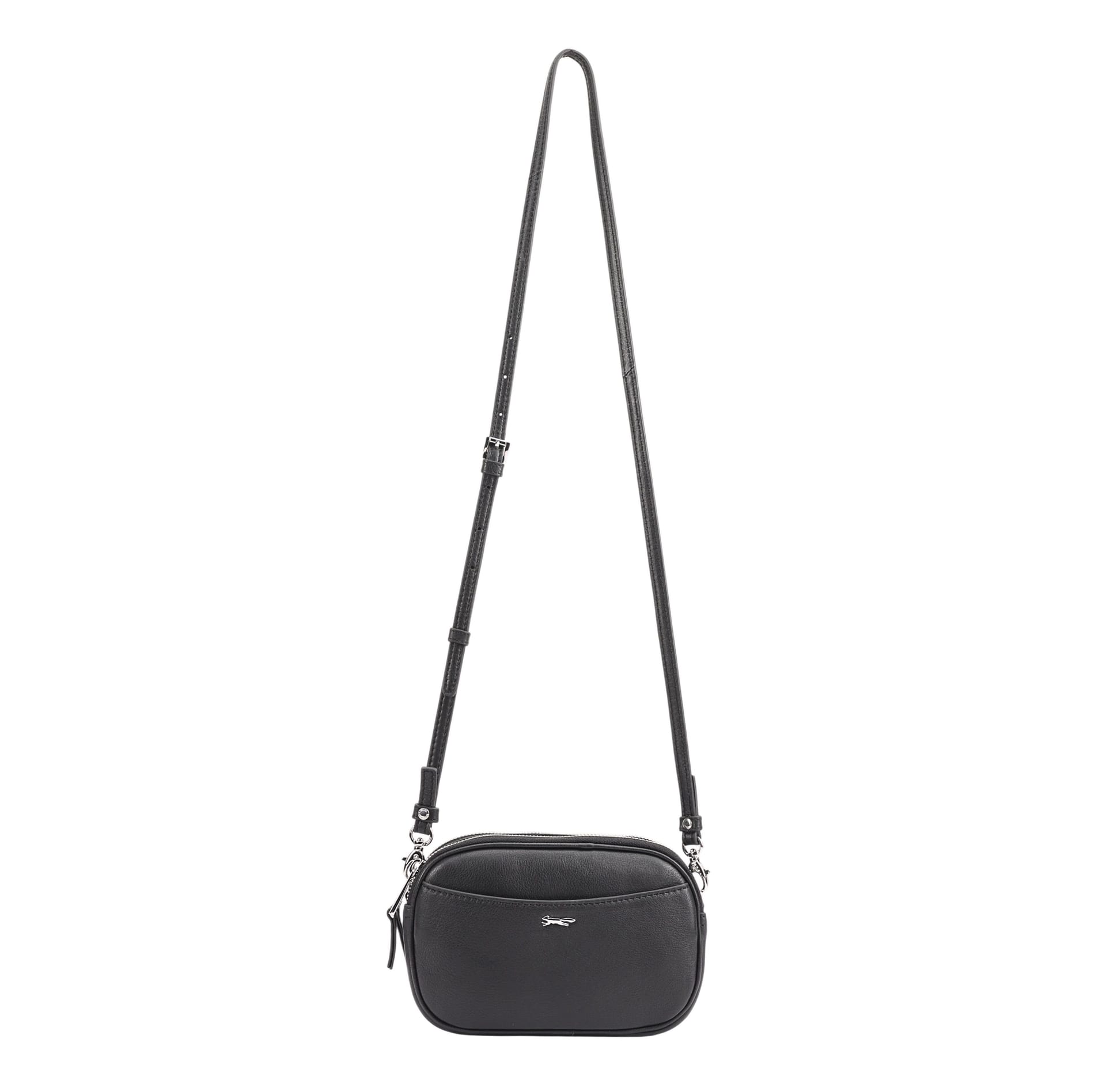 Paul Costelloe Paul Costelloe Women's Baldo Leather Crossbody Bag in Black - 4