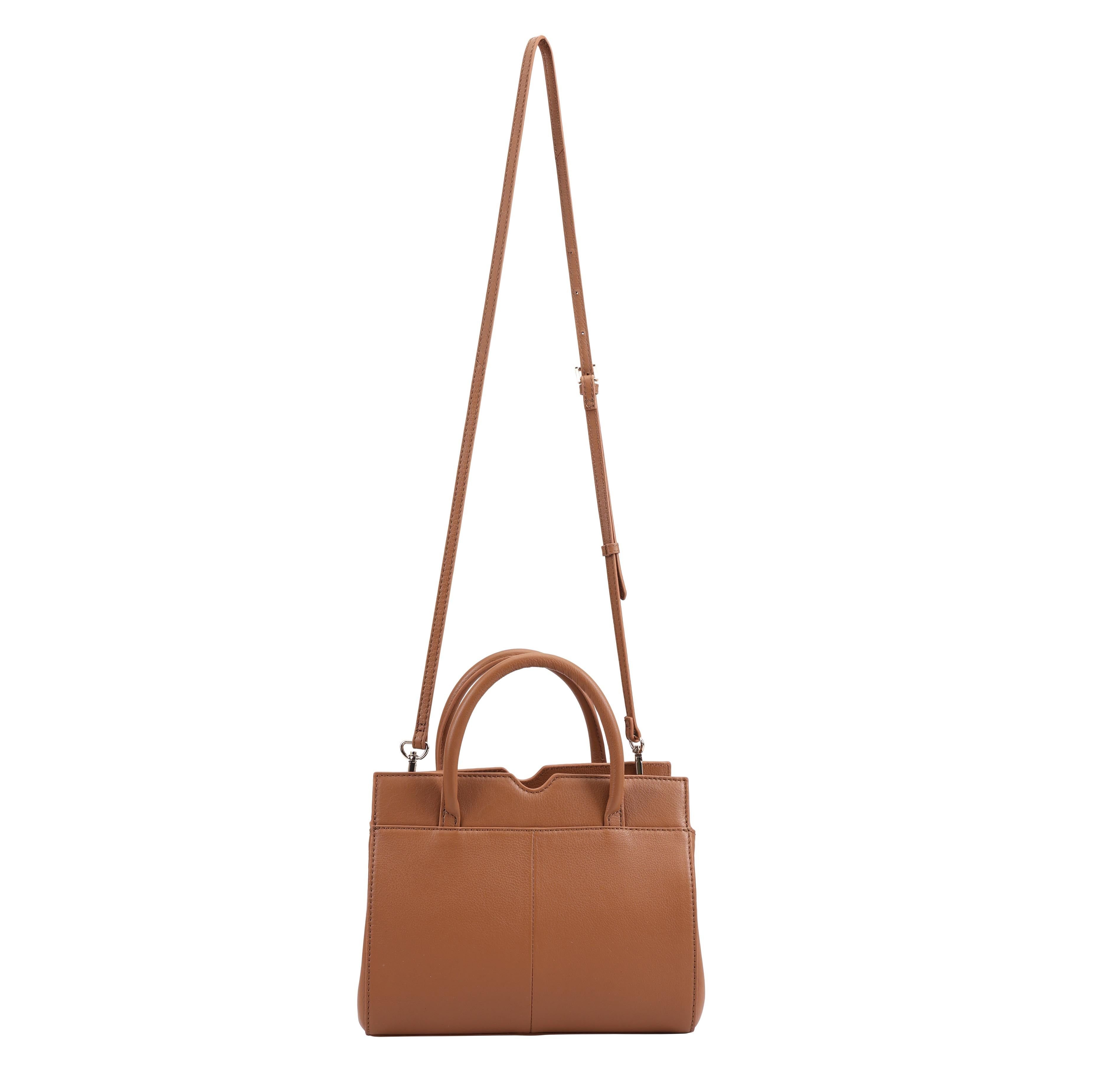 Paul Costelloe Paul Costelloe Women's Hunza Grab Bag in Brown - 4