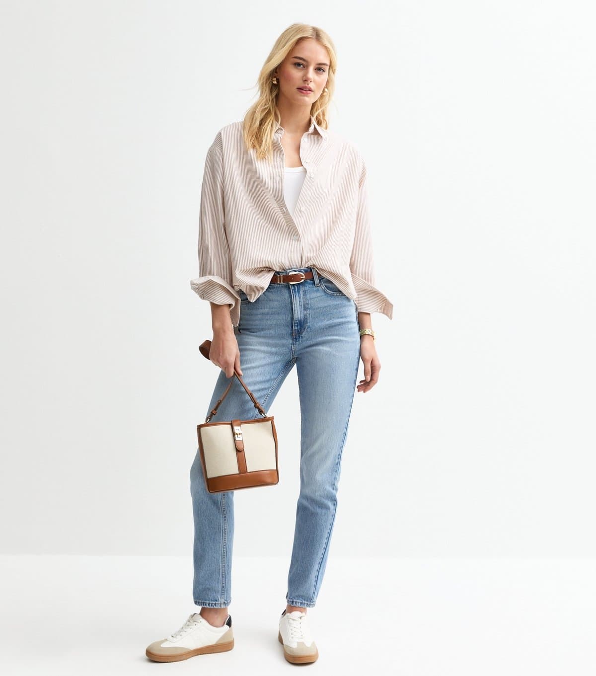 New Look Women's Tall Blue Hannah Straight Leg Jeans New Look