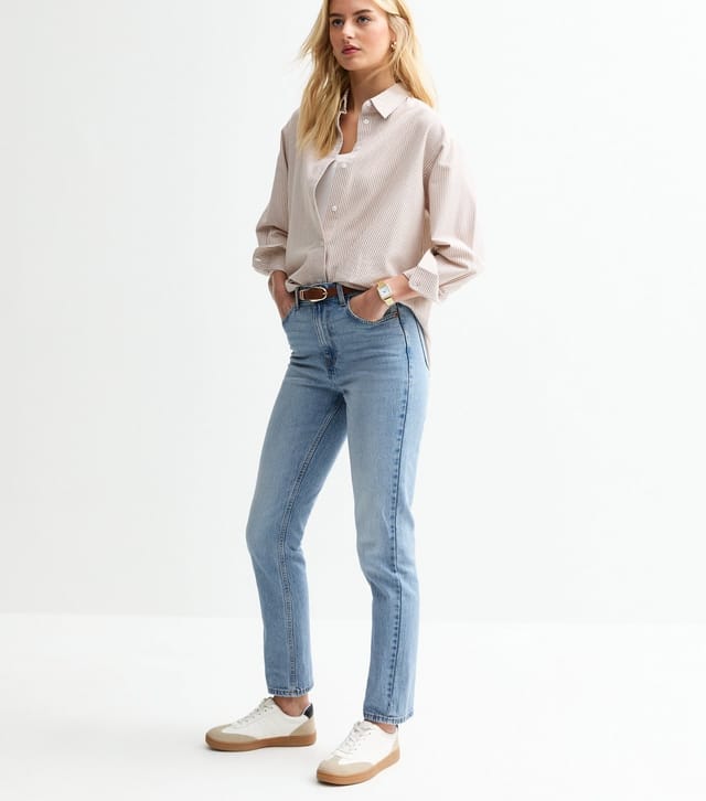 New Look Women's Tall Blue Hannah Straight Leg Jeans New Look - 3