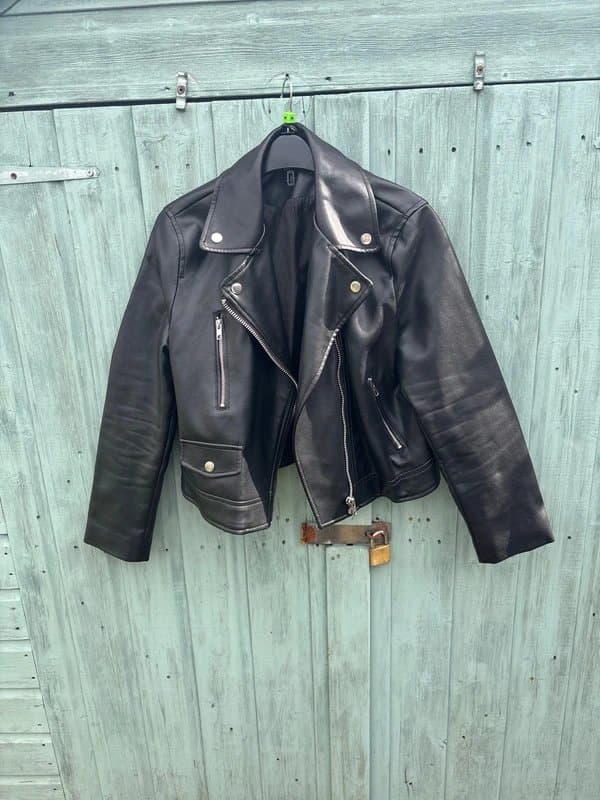 ASOS Design Ladies black faux leather jacket