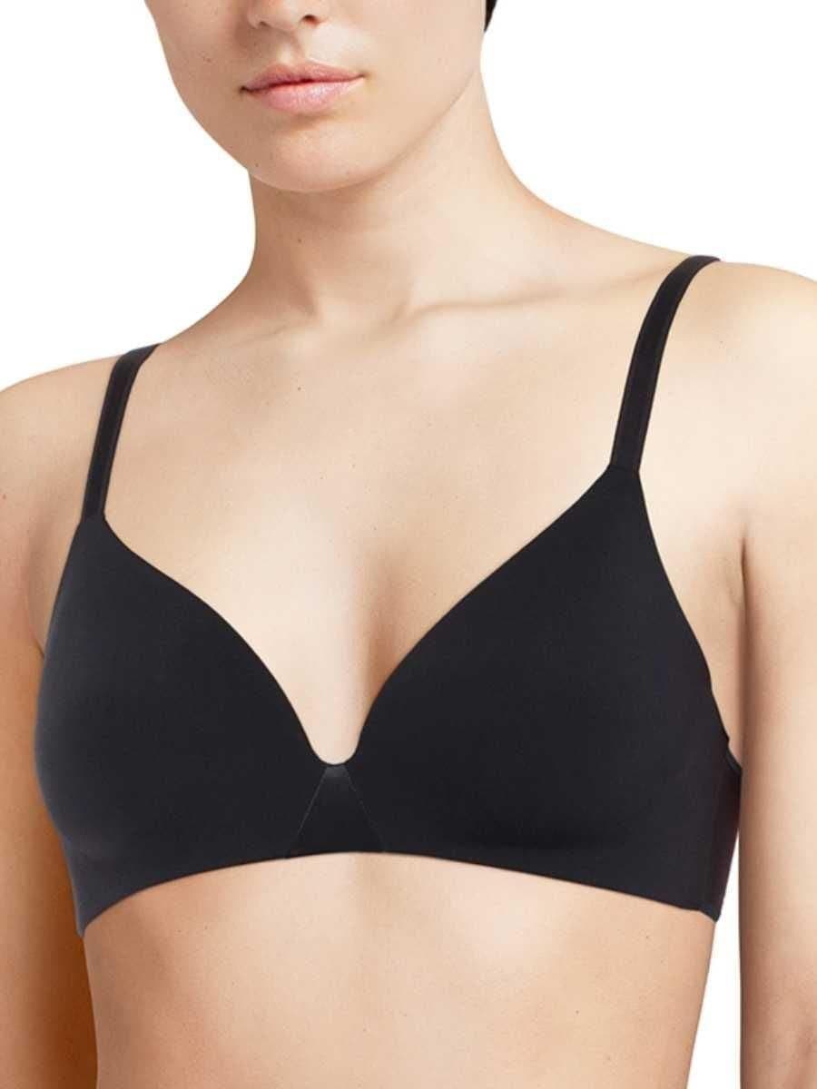 Chantelle Chantelle Women's Essentiall Wirefree Triangle T-Shirt Bra in Black