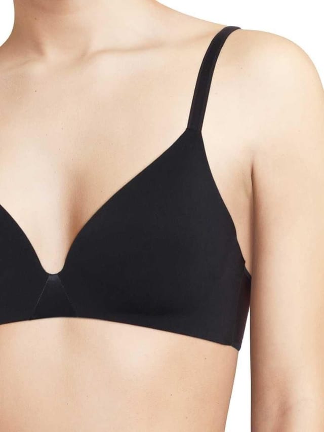 Chantelle Chantelle Women's Essentiall Wirefree Triangle T-Shirt Bra in Black - 3
