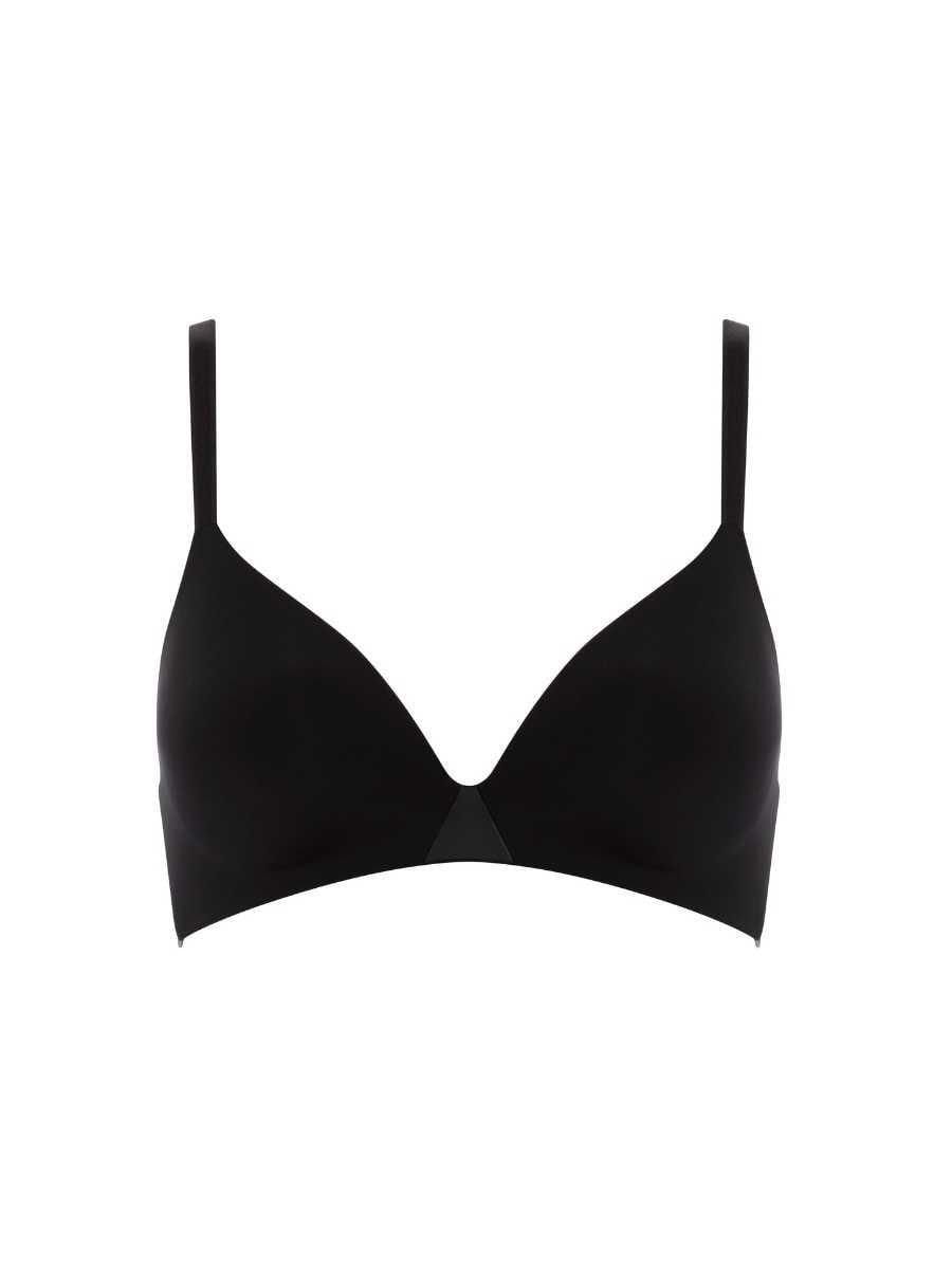 Chantelle Chantelle Women's Essentiall Wirefree Triangle T-Shirt Bra in Black - 4