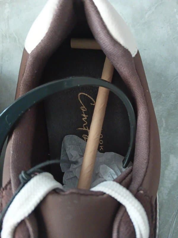New Look New Look Brown Faux Suede Retro Trainers UK 5