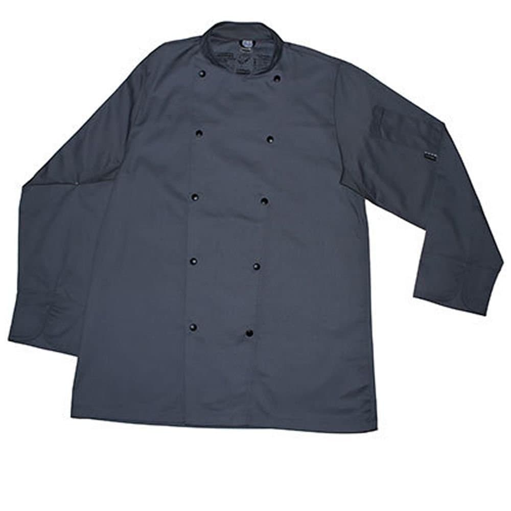 Le Chef Le Chef Men's Chef Jacket in Grey