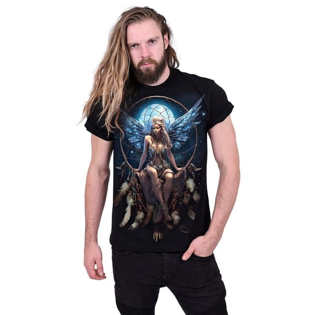 Spiral Spiral Men's MOON FAIRY - T-Shirt Black - 3