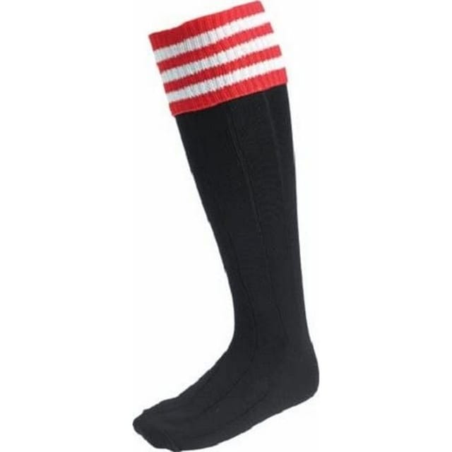 Euro Euro Men's Scarlet Socks in Jet Black - 2