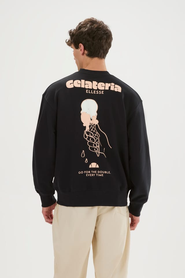Ellesse Ellesse Men's Gelateria Sweatshirt in Black - 2