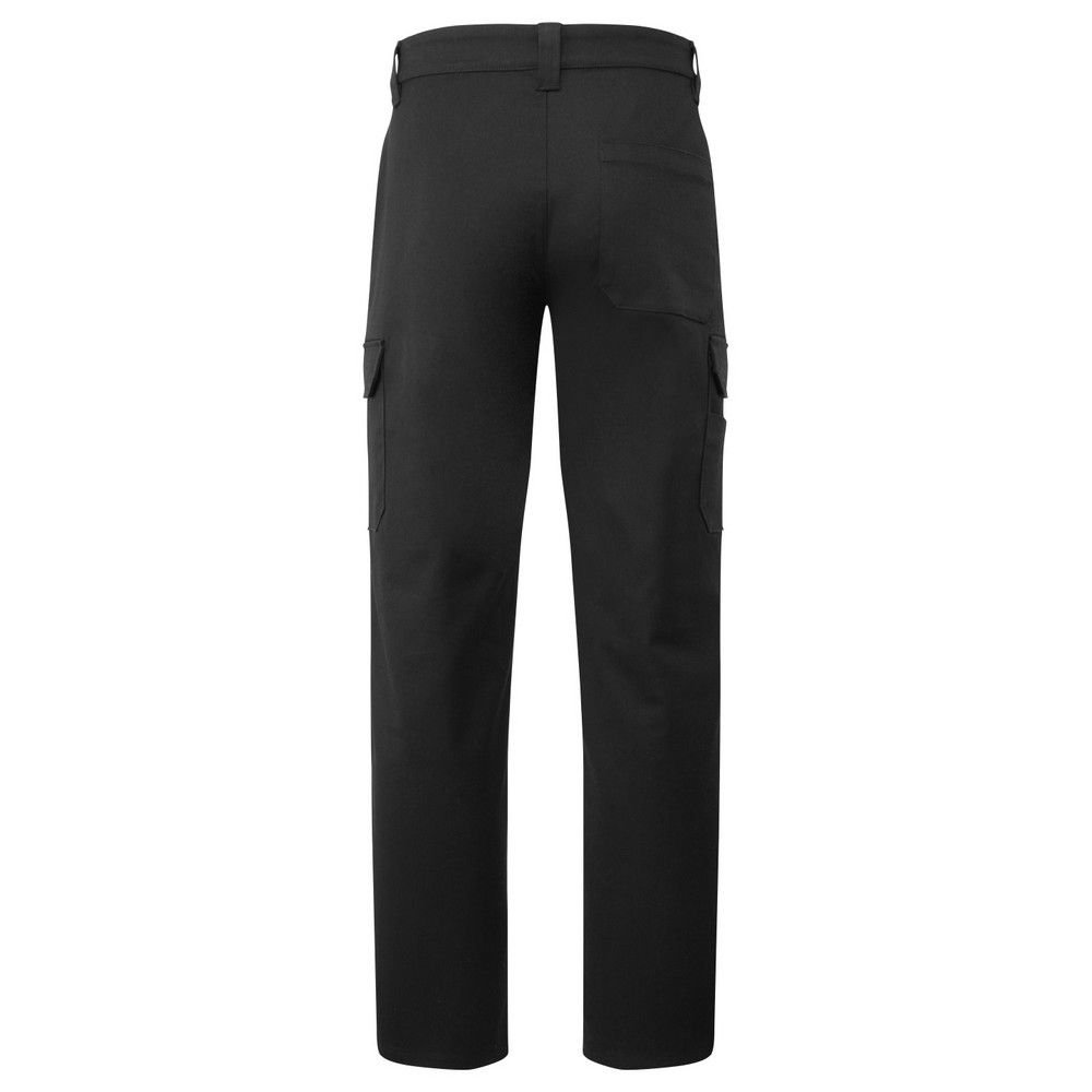 Premium Premium Men's Stretch Work Cargo Trousers in Black - 2