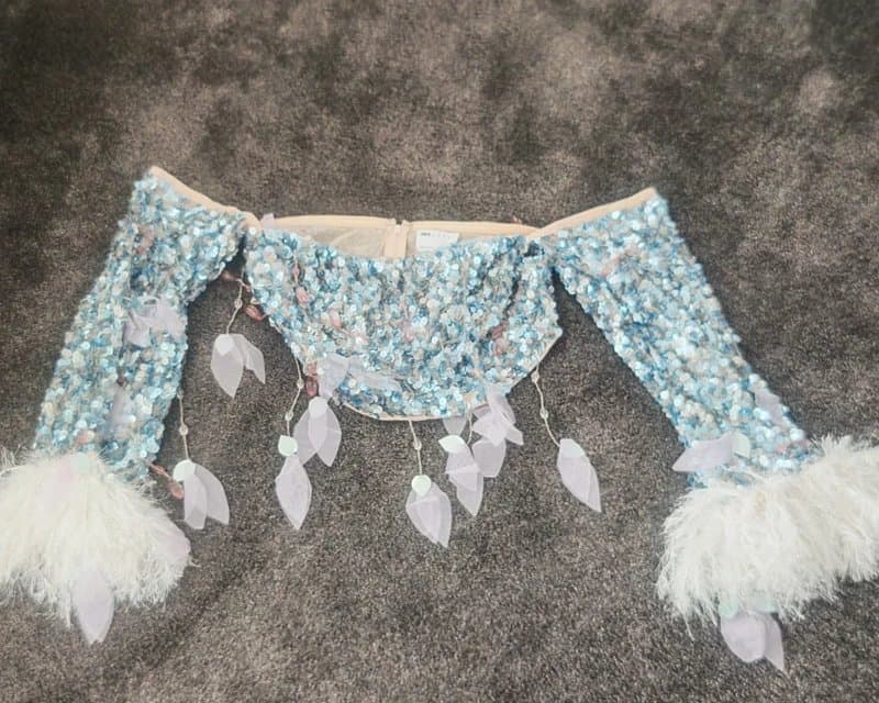 ASOS ASOS Luxe sequin top. Brand new with tag size 16