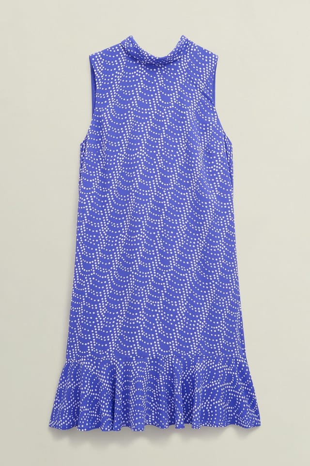 Hobbs London Hobbs London Women's Ellis Spot Mini Dress in Cobalt - 2