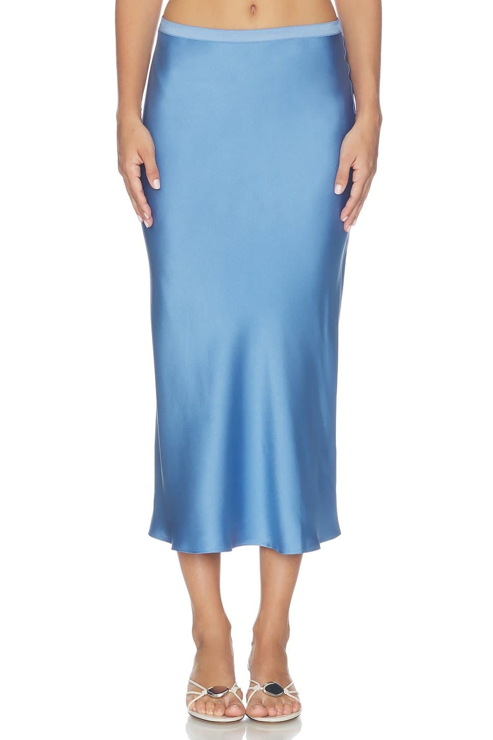 revolve Bar Silk Skirt