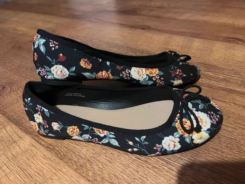 New Look Floral Dolly Shoes