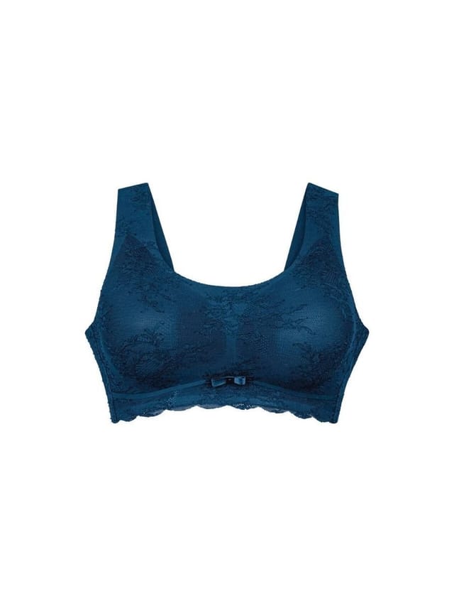 Anita Anita Women's Essential Lace Bralette in Blue - 3