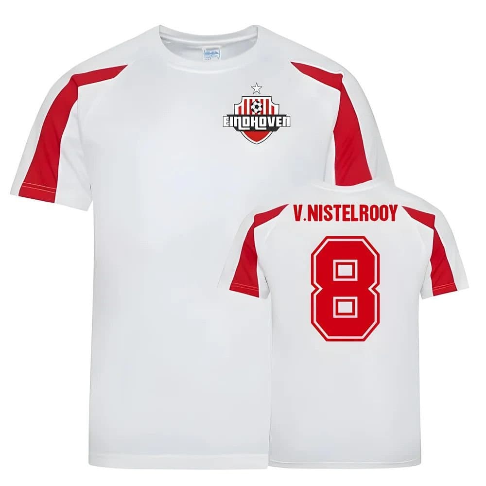 PSV Eindhoven PSV Eindhoven Men's Ruud Van Nistelrooy Sports Training Jersey in White
