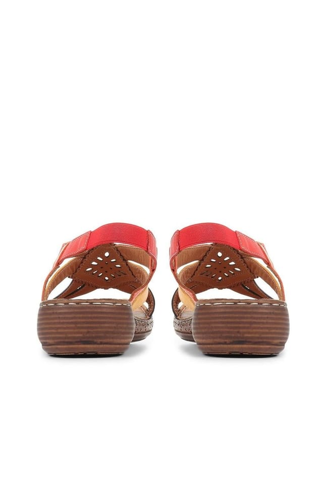 Pavers Pavers Women's Leather Slingback Sandals - 3