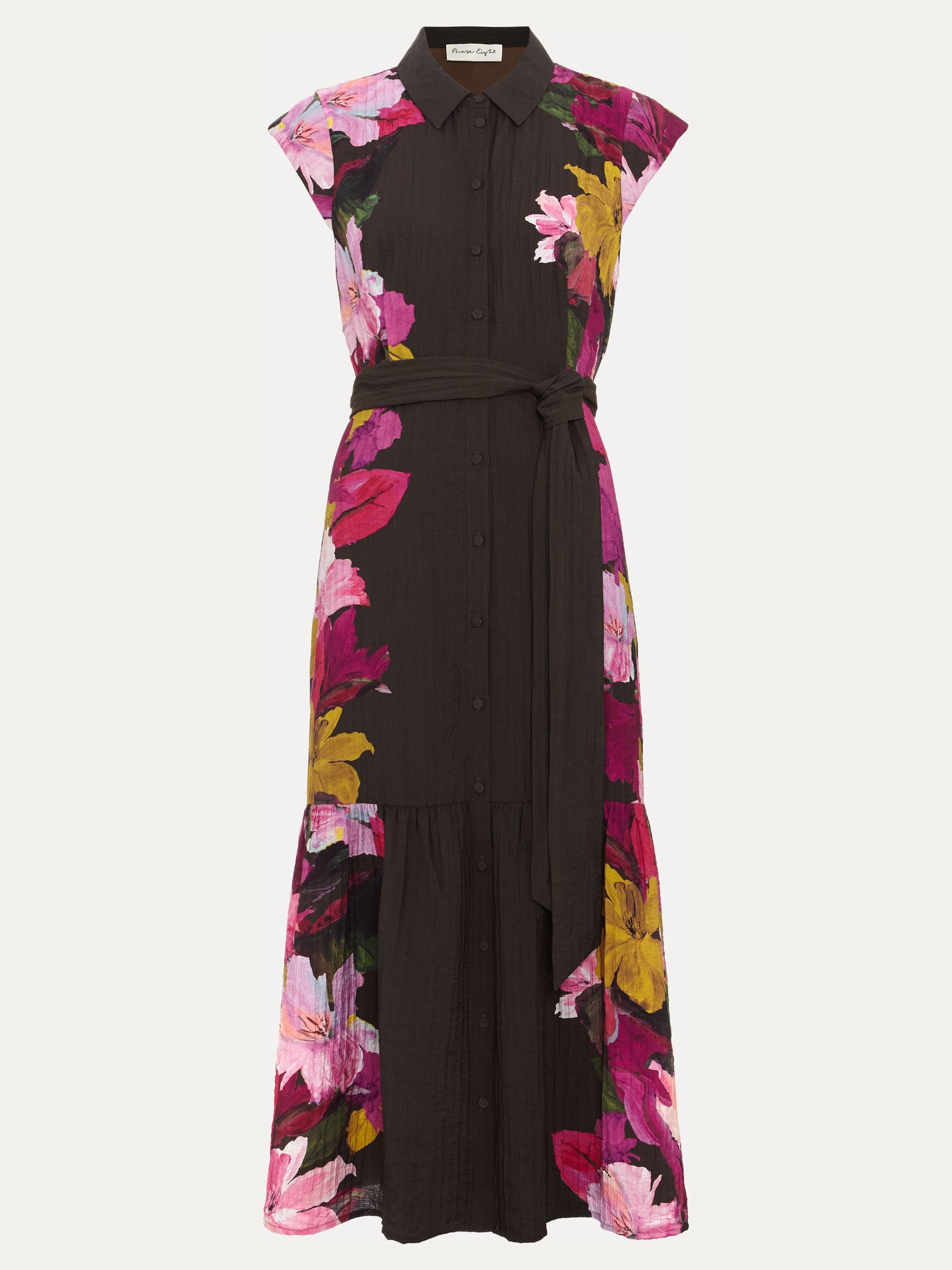 Phase Eight Phase Eight Women's Robyn Floral Midi Dress in Dark Olive - 2