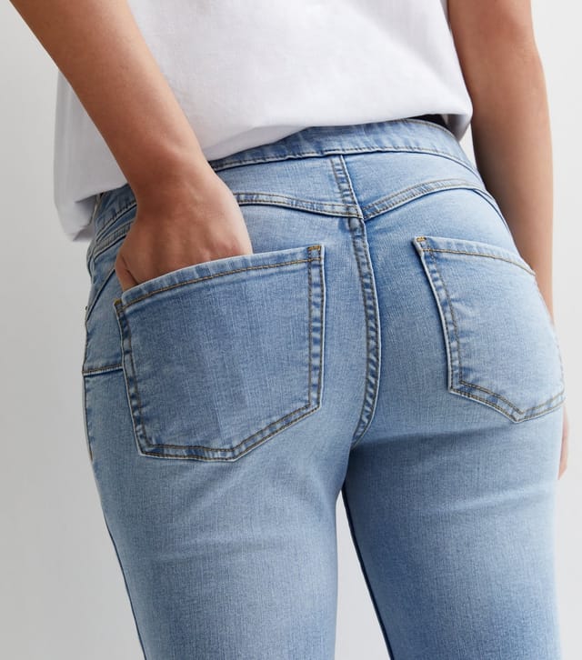 New Look Women's Maternity Pale Blue Over Bump Lift & Shape Emilee Jeggings New Look - 2