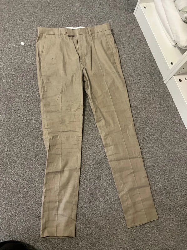 ASOS Beige Tailored Trousers