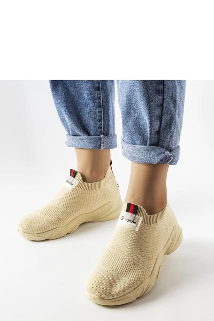 Love Lace Love Lace Women's Sport Slip On Sneakers for Summer Walks Comfort Rubber Sole in Beige - 1