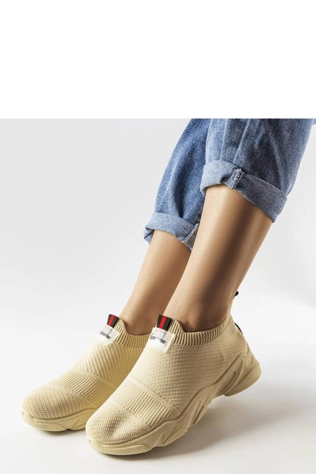 Love Lace Love Lace Women's Sport Slip On Sneakers for Summer Walks Comfort Rubber Sole in Beige - 2