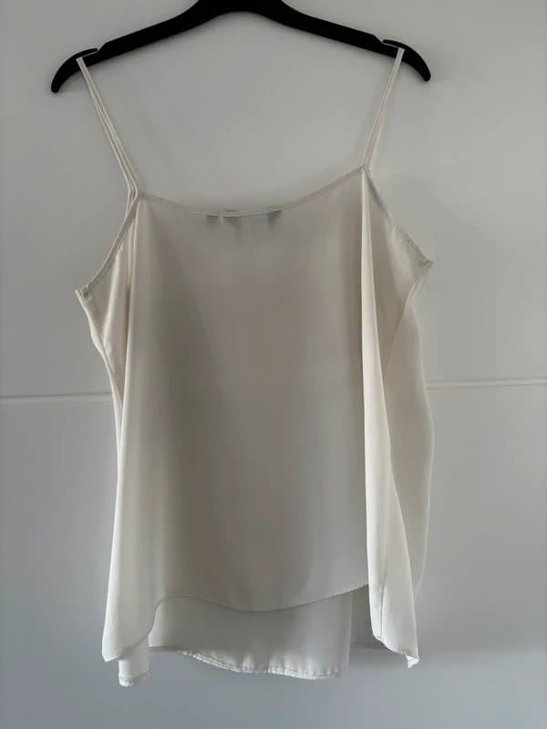 New Look Newlook Cream camisole top with spaghetti straps