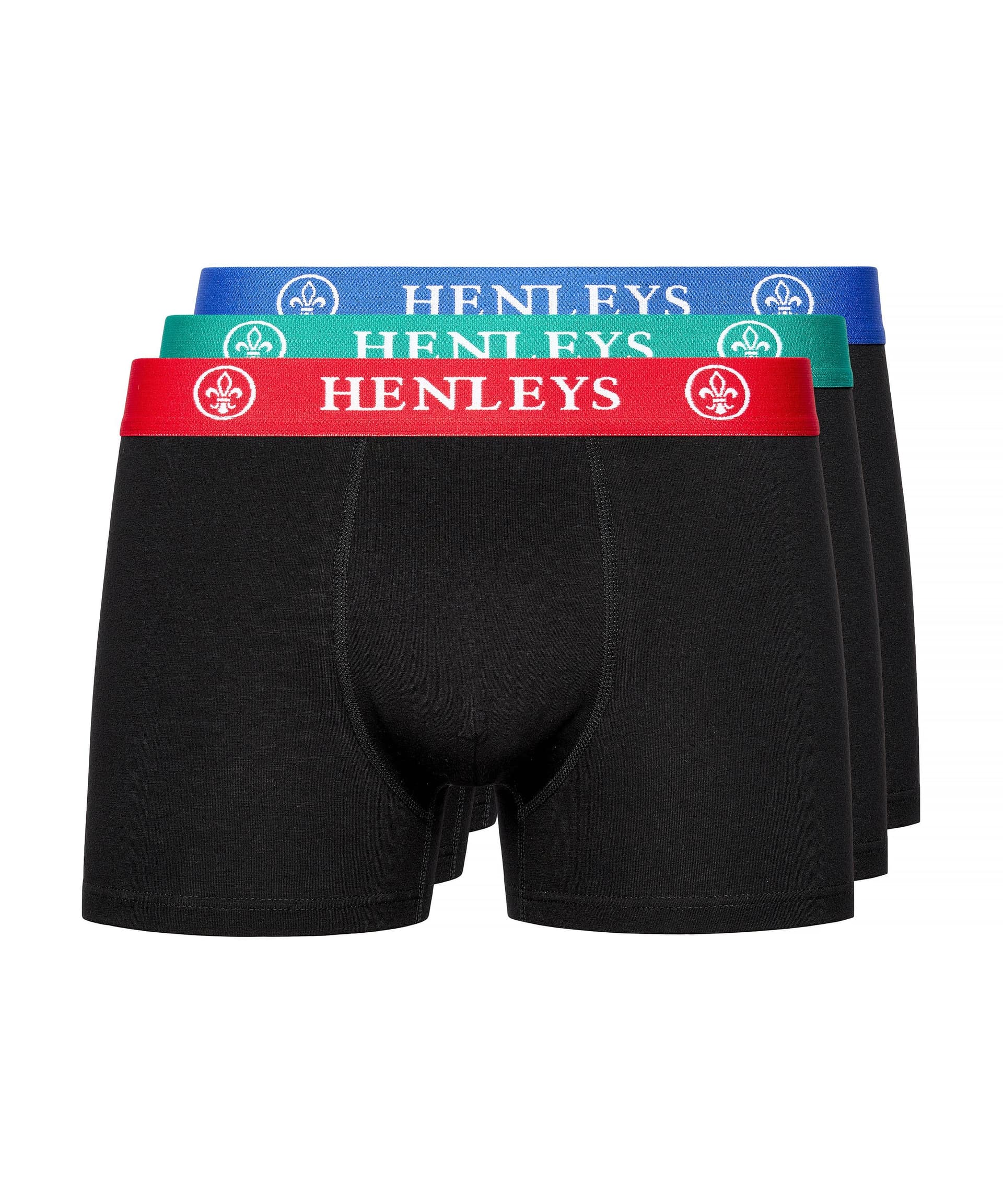 Henleys Henleys Men's Primas 3 Pack Boxers