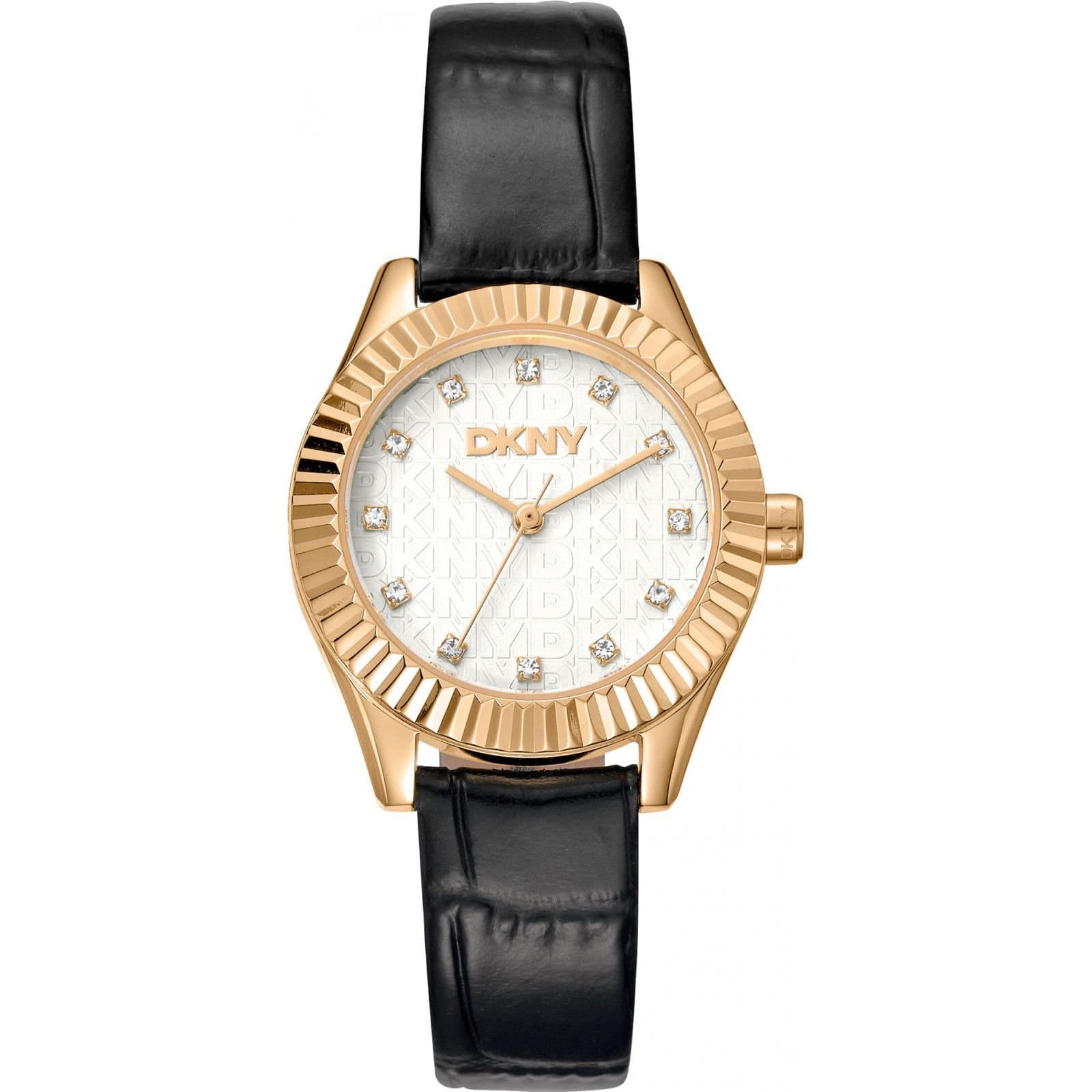 DKNY DKNY Women's DK1L017L0025 Chambers 30mm Quartz Watch in Black