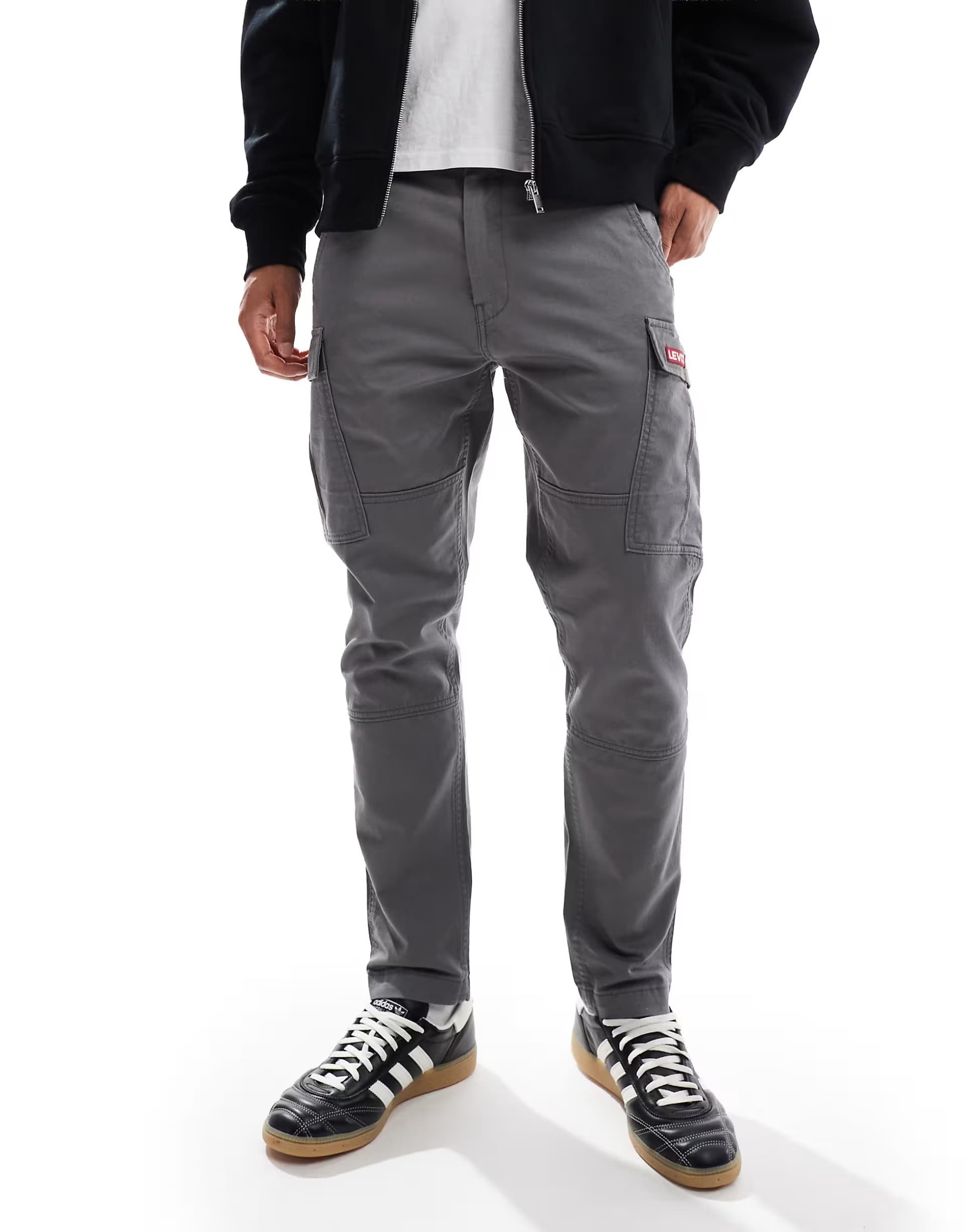 ASOS Levi's lo ball cargo trousers in grey