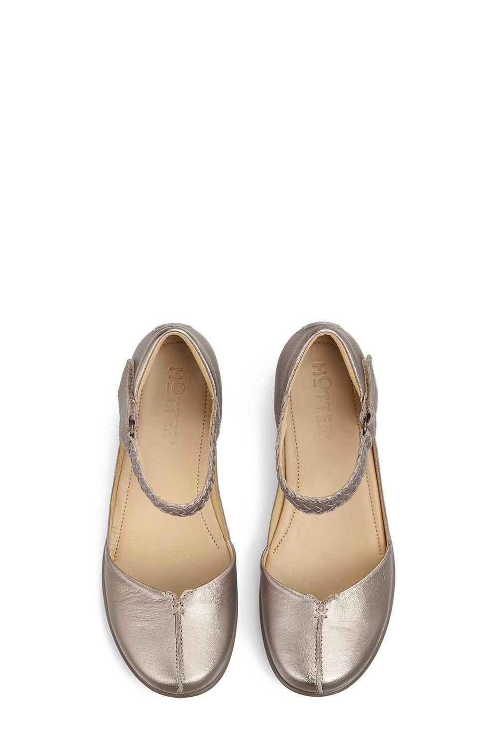 Hotter Hotter Women's Wide Fit 'Lake' Mary Janes in Rose Gold - 3